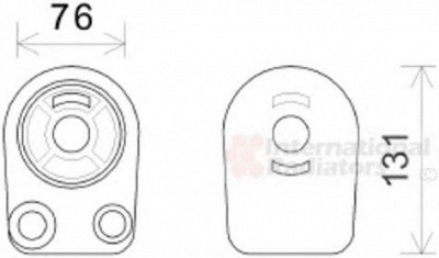VAN WEZEL 43003607 -  масляный радиатор, двигательное масло